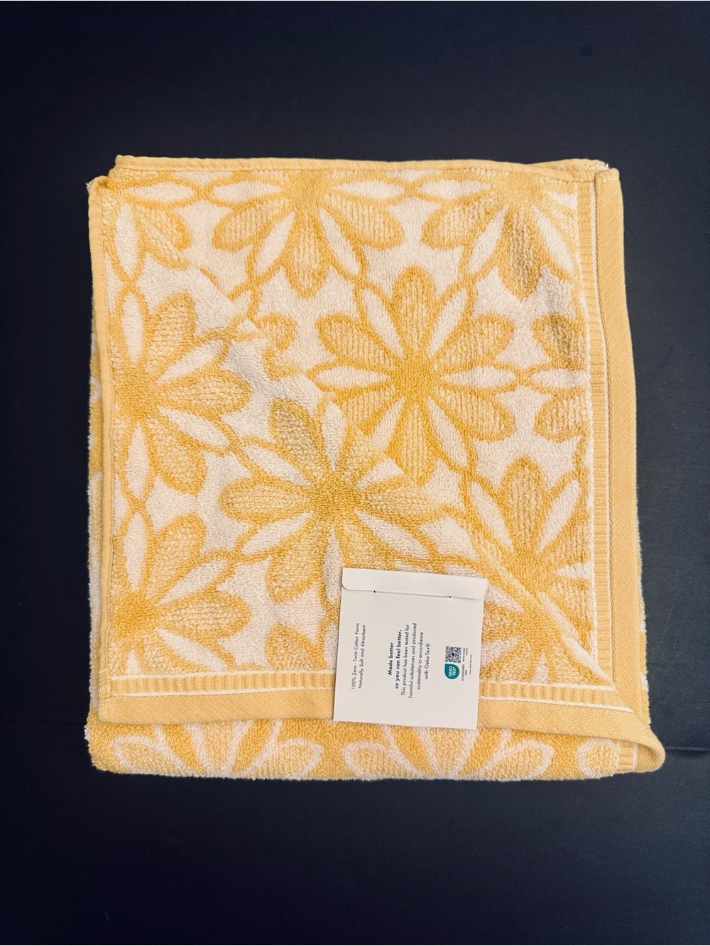 CARO HOME 100% Cotton Bath Towel Set - Kaleidoscope - Honey Blossom